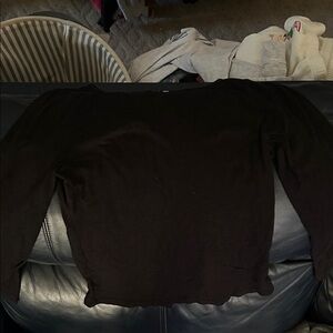 J. Crew Black Artist Tee